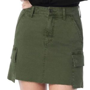 Joe’s Jeans Mini Green Army Skirt